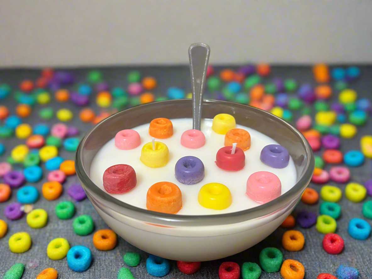 Loop-A-Licious Cereal Bowl Soy Wax Candle
