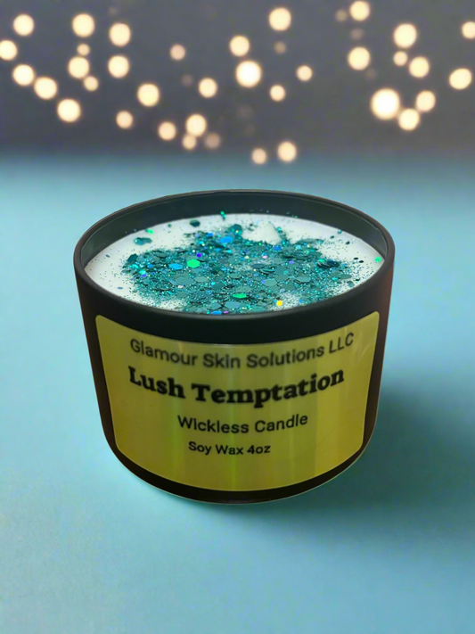 Lush Temptation Glitter Bomb Wickless Candle