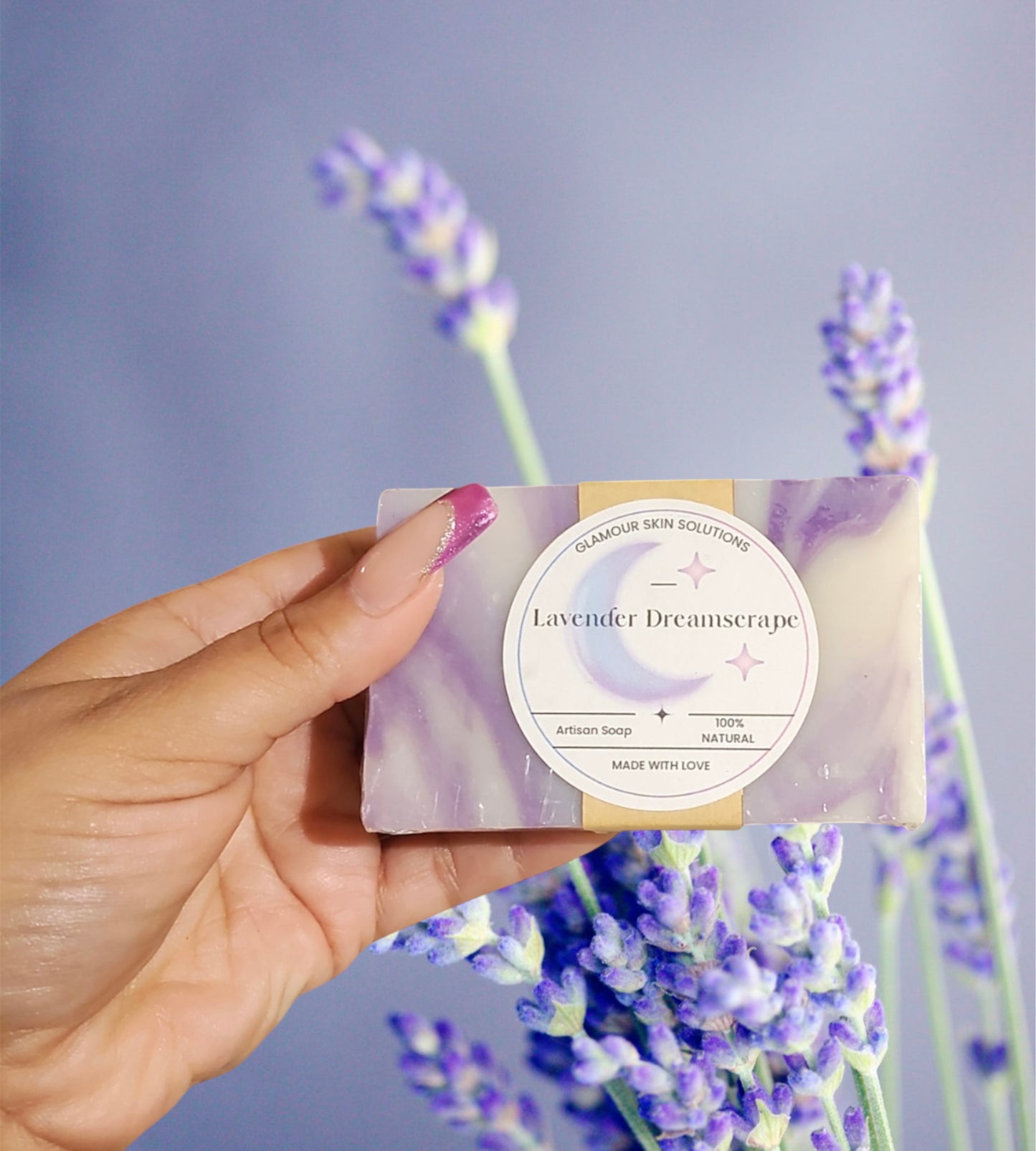 Artisan Lavender Dreamscape Shea Butter Soap Bar