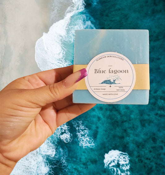 Artisan Blue Lagoon Shea Butter Soap Bar