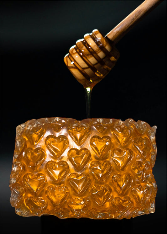 XL Ment-To-Bee HoneyComb Facial Soap Bar