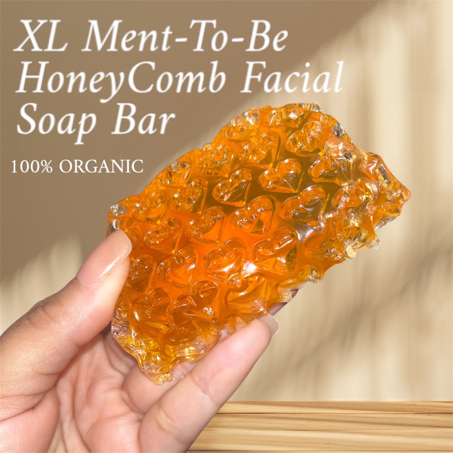 XL Ment-To-Bee HoneyComb Facial Soap Bar