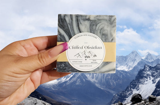 Artisan Chilled Obsidian Shea Butter Soap Bar