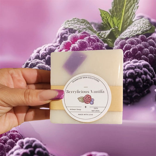 Artisan Berrylicious Vanilla Shea Butter Soap Bar